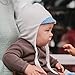 goumihat - smart, stay on baby hats - 1 pack (S/M sketch blue)