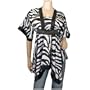 Plus Size Empire Waist Double layer Kimono Inspired Top