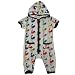Mademoiselle papillon S/S Hoody Zip Up All in One Colorful Swan 【ミスティグレーsize:80】