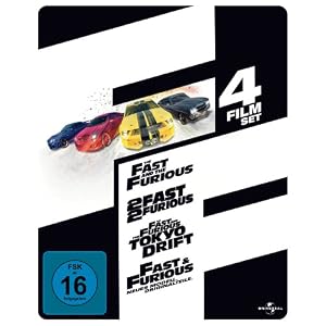 Fast and Furious 1-4 - Limited Jumbo Steelbook
