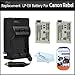 2 Pack Of Replacement Batteries For Canon LP-E8 LPE8 1700MAH Each For The Canon Rebel T5i, T4i, EOS 650D, T2i 550D T3i, EOS 600D DSLR 2 Batteries In Total + 1 hour Charger For The Canon Rebel T5i, T2i + LCD Screen Potectors Bundle + Microfiber Cloth