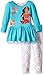 Disney Little Girls' 2 Piece Elena of Avalor Long Sleeve Tulle Top and Legging Set