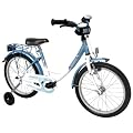 Kinderfahrrad 18" Zoll (=45,7cm) DOLFY eisblau-wei�