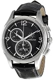 Hamilton Mens H32372735 Jazzmaster Black Guilloche Dial Watch