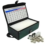 50 State Quarter Coin Collection Box Square Tubes USA