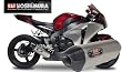 Yoshimura R-77 Slip-On (w/ Heatshield) - Titanium - Carbon Fiber Tip , Material: Carbon Fiber, Material: Titanium 1202207