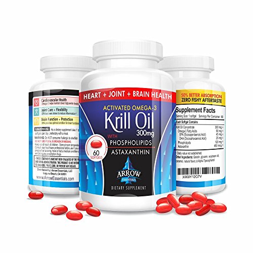 Krill Oil Sugar Free AntiInflammatory with Hawaiian Astaxanthin