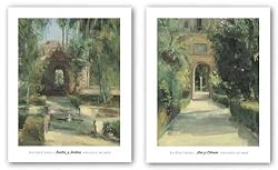 Arco y Columna-Fuentes y Jardine Set by Jose Castrillo 30"x37.5" Art Print Poster