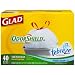 Glad Drawstring Odor Shield Tall Kitchen Bags, 13 Gallon, 40-Count Bags, (Pack of 4)