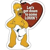 Simpsons - Naked Coyboy Air Freshener