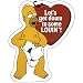Simpsons - Naked Coyboy Air Freshener