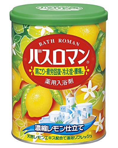 アース製薬 バスロマン 濃縮レモン仕立て 850g アース製薬 バスロマン 濃縮レモン仕立て 850g