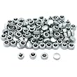 100 Chrome Watch Crown Assortment Buttons Repair Parts