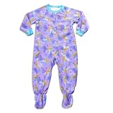 Disney Fairies - Toddler Girls Tinkerbell Footed Blanket Sleeper, Purple