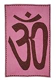 IMAGE OF Indian Decorative Art Handmade Sacred Om Patch Work Cotton Wall Hanging Tapestry