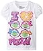 Teenage Mutant Ninja Turtles Girls' Pizza T-Shirt