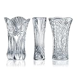 Celebrations by Mikasa Tria Crystal Vase Set 3-pc.
