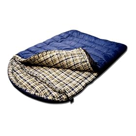 Grizzly 2 Person -25 Degree Rip Stop Sleeping Bag (Blue)