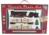 WowToyz Classic Train Set - Steam Engine with Cargo Containers WowToyz Classic Train Set - Steam Engine with Cargo Containers