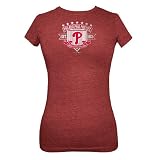 Philadelphia Phillies Women's Vintage Crew Neck T-shirt by 5th & Ocean