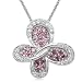 True Harmony by Carol Alt Sterling Silver Created Multi-Colored Stone Butterfly Pendant Necklace, 18