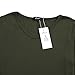 Creti Women Fashion Crew Neck Long Sleeve Loose T Shirt Tunic Dress, X-Large, Green
