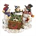 Sledding Snowmen Candleholder - Style 38251