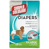 Simple Solution Fashion Disposable Diapers, Extra Large, 12-Count