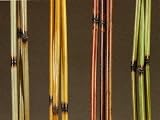 Burnt Accent Bamboo 4 Feet by 1/2 inch, Package of 6