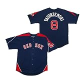Boston Red Sox Carl Yastrzemski Cooperstown Laser Button Front Jersey