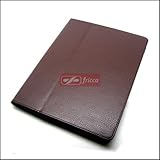 Leather Case for iPad 2 2nd Generation Folio with 3-in-1 built-in Stand for Apple iPad 2 (Latest Generation) Tablet (Dark Brown)