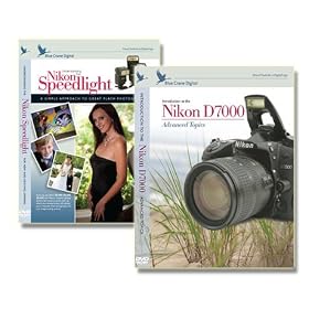 Blue Crane Digital Nikon D7000 DVD Instructional 2 Pack Volume 2, Flash