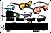 Upper Life - Upper Life Stickers Credit Card Sunglasses Multi