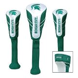 Michigan State Spartans NCAA Nylon Headcovers (Set of 3)