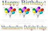 Birthday Balloons Marshmallow Delight Fudge Box