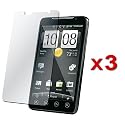 3-Pack HTC EVO 4G Sprint Combo Screen Protector for HTC EVO 4G Sprint