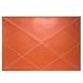Faux Leather Diamond Placemat - Orange