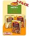 Shan Chaat Special Pack Masala Seasoning 1.75oz., 50g (3-Pack) Fruit Chaat, Chaat Masala, & Chana Chaat Free Recipe Included Exclusive From AllRegionWorld
