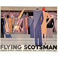 Vintage "Flying Scotsman" Art Deco LNER Railway Poster