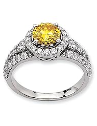 14kw Emma Grace Round Cultured Diamond Ring