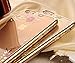 iPhone 6/6s Crystal TPU Cover-Aurora Fashion Transparent Hard PC + TPU Graden Flower Case with Original Swarovski Element for iPhone 6/6s 4.7 Inch(Gold+Pink)