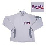 Atlanta Braves MLB Impression Pullover (Silver)