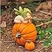 Top Collection 4199 Fairy Baby on Orange Pumpkin Figurines