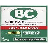 BC Arthritis Pain Relief 50 Powder Packets