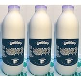 【 九州 高原牧場 】 ノンホモ 牛乳 800ml 3本（低温殺菌 佐賀県産）