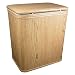 Redmon For Kids Infant and Toddler Wood Grain Vinyl Hampers With Interior Liner, Oak