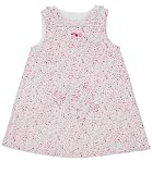Pomme Framboise Paris Jardin Dihiver Quilted Pink And Grey Dress Dresses Baby Girl 9 12 Months