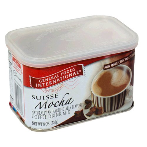 General Foods International Coffee, Suisse Mocha Swiss Style Coffee Drink Mix, 8-Ounce... by General Foods International Coffee