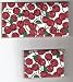 Checkbook Cover Debit Set Made with Bright Cherry Cherries Fabric