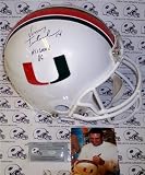 Vinny Testeverde Autographed/Hand Signed Miami Hurricanes Authentic Helmet
